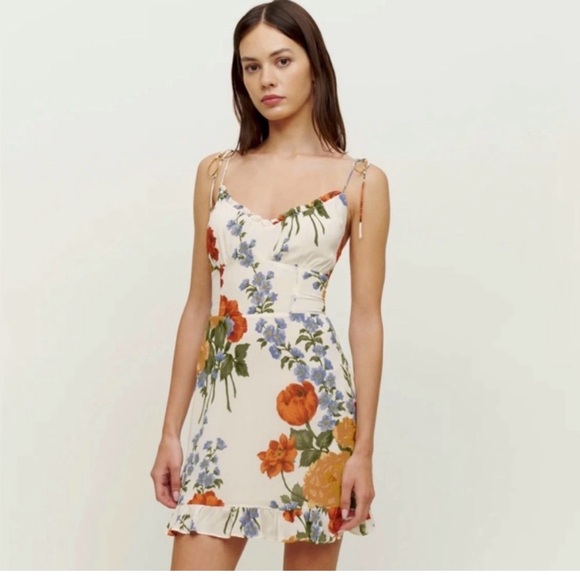 Reformation Dresses & Skirts - Reformation Esther floral ruffle dress